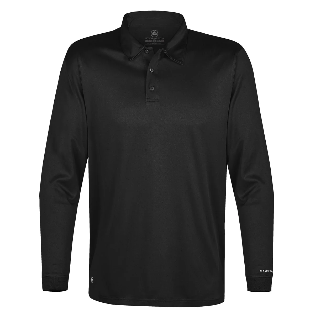 Men's Apollo H2X-DRY L/S Polo Final Sale - LPS-1 - Image 2