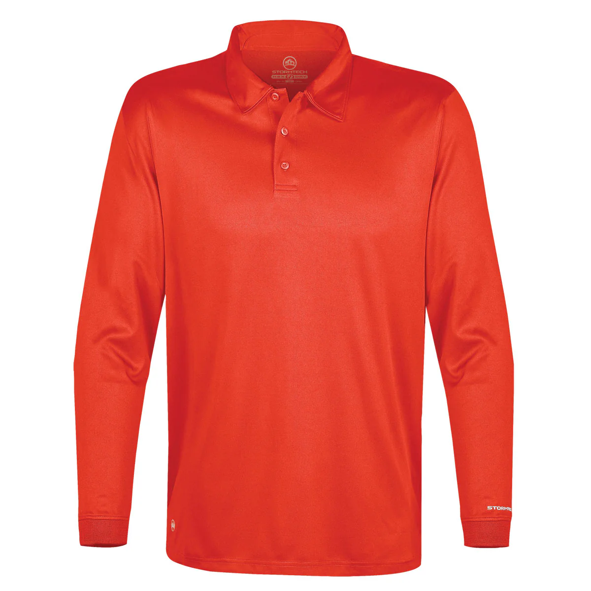 Men's Apollo H2X-DRY L/S Polo Final Sale - LPS-1 - Image 3