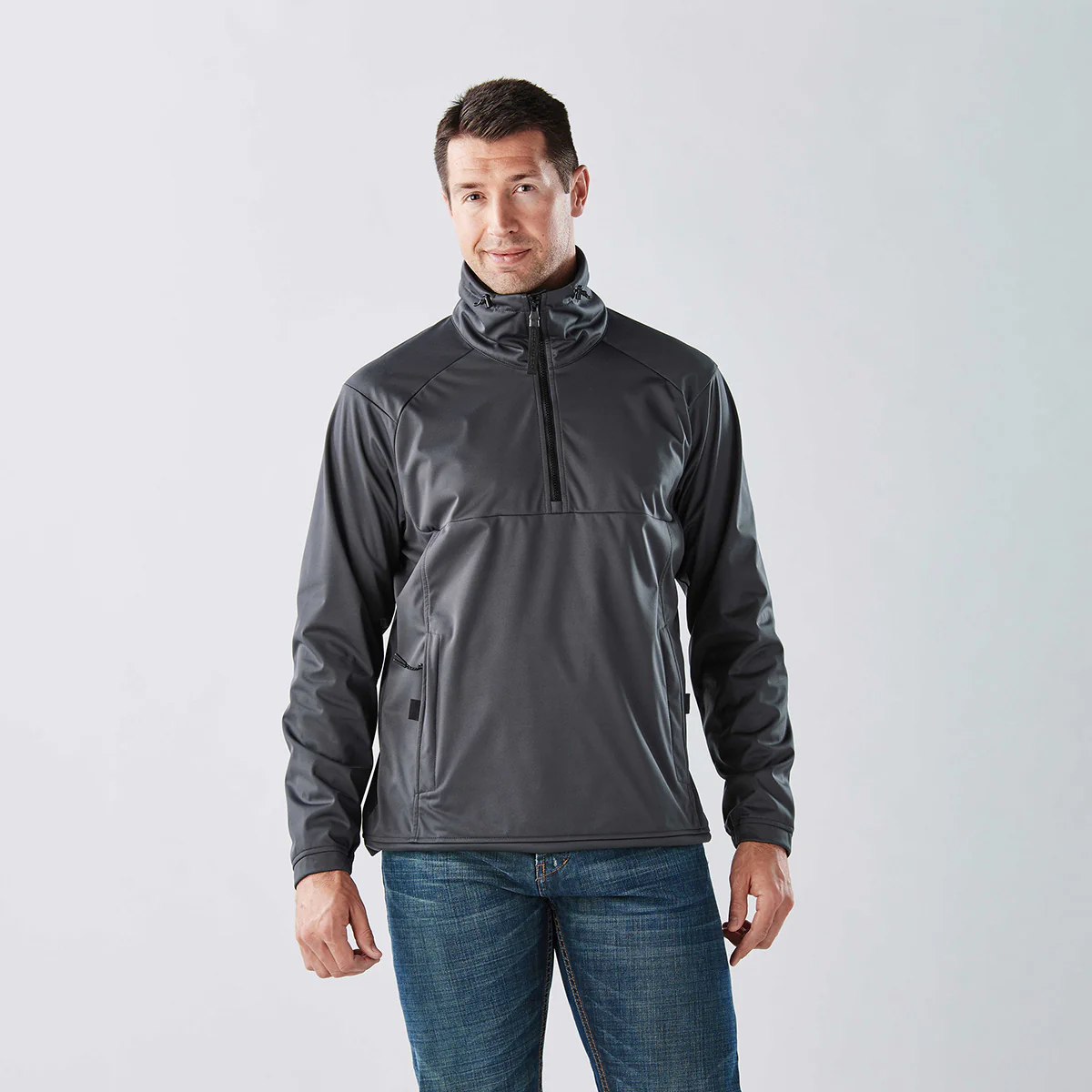 Men's Catskill 1/2 Zip Softshell Pullover - KS-4