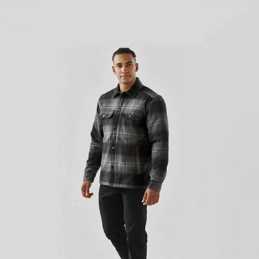 Men's Highland Sherpa Lined Plaid Jacket - CJK-1M