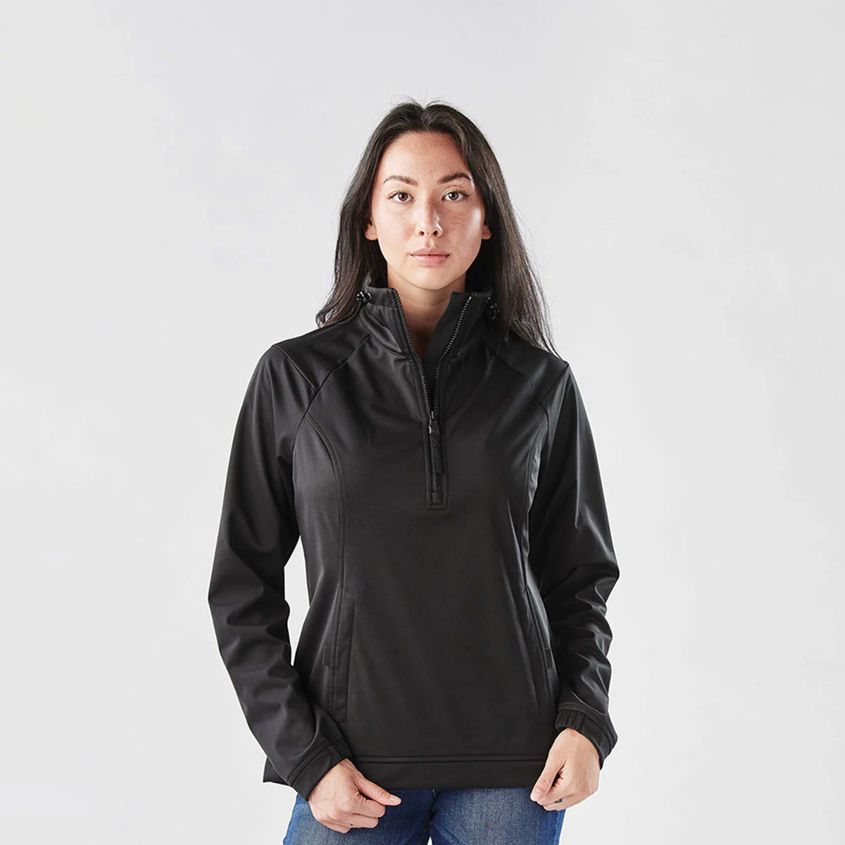 Women's Catskill 1/2 Zip Softshell Pullover - KS-4W